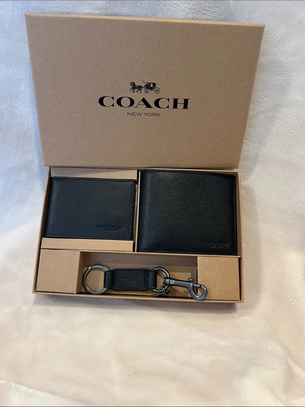 Coach Boxed 3-In-1 Wallet Gift Set NWT